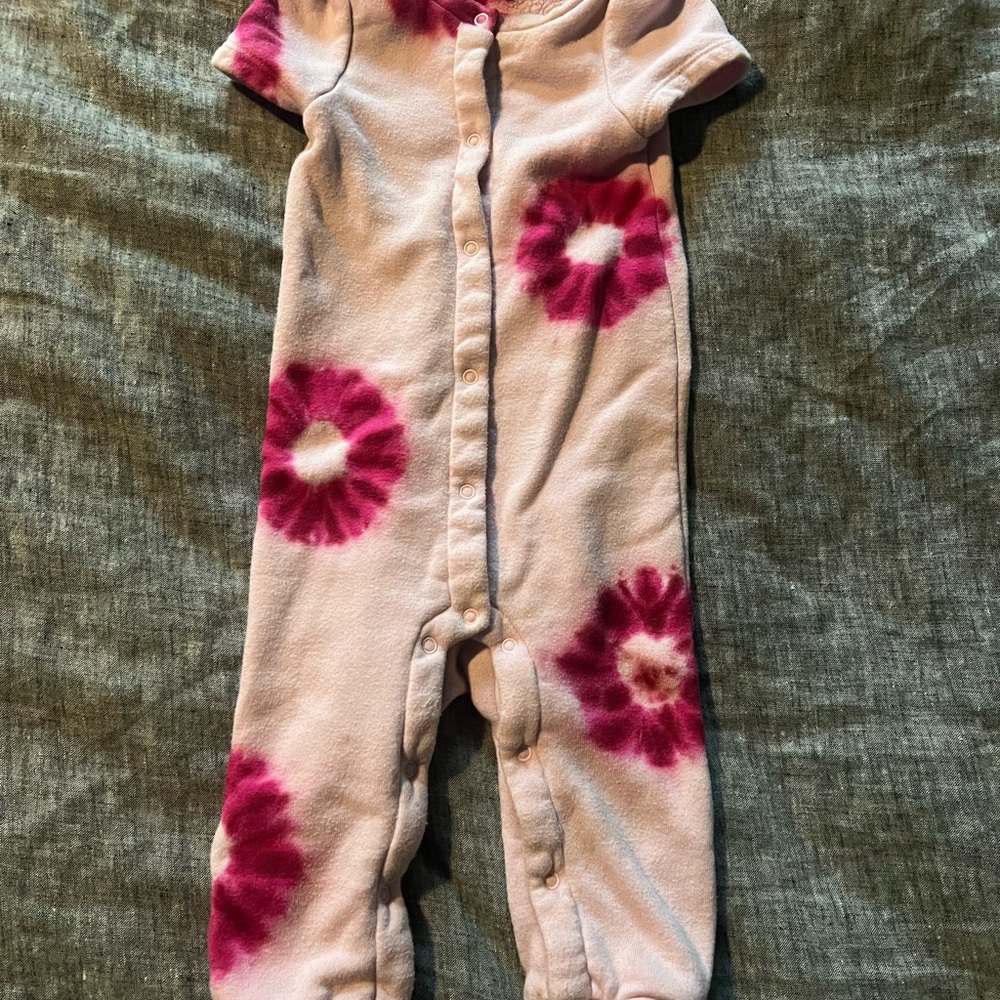 Baby Splendid Tie Dye Pink and Light Pink One Piece